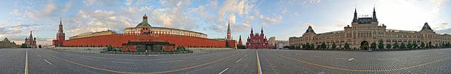 360° Panorama of Red Square: Kremlin 