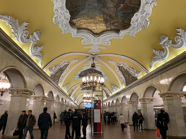 Moscow Metro Station: Komsomolskaya