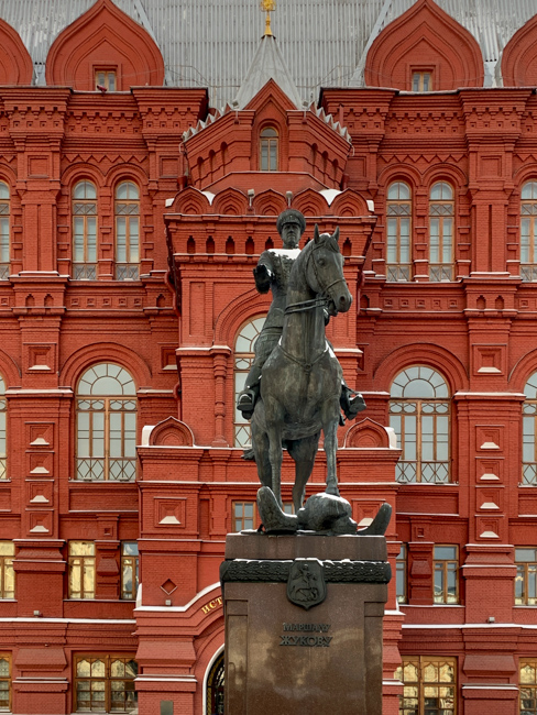 Monument to Marshal Zhukov