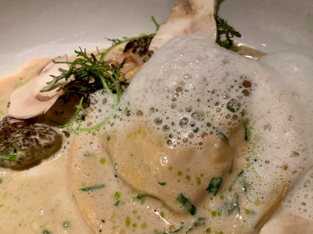 Mushrooms - Ravioli with Veal in a Creamy Truffle Sauce